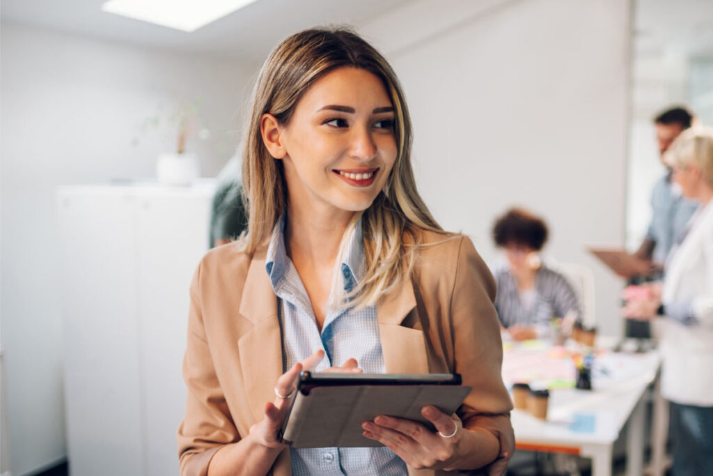 Audytor BHP podczas pracy